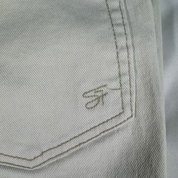 7‎ For All Mankind Jeans White Size 12 Straight Leg Womens - Picture 8 of 8